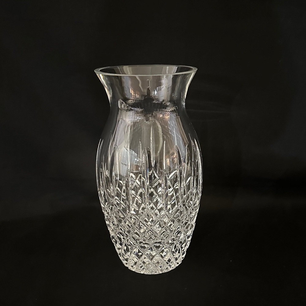Lenox Large 9" Crystal  Glass Vase " Heavy"